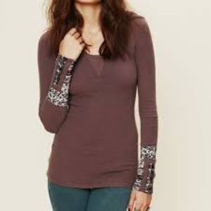 We The Free People Contrast Cuff Thermal Sz.Xs